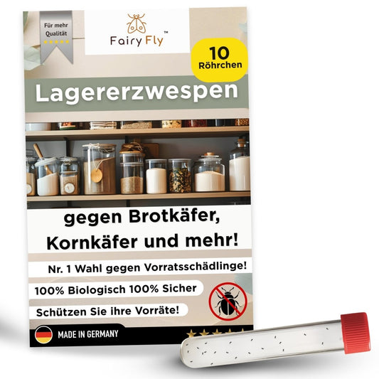 Lagererzwespen gegen Brotkäfer & Kornkäfer - FairyFly