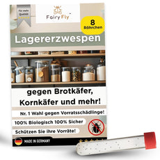 Lagererzwespen gegen Brotkäfer & Kornkäfer - FairyFly