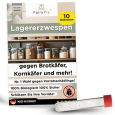 Lagererzwespen gegen Brotkäfer & Kornkäfer - FairyFly